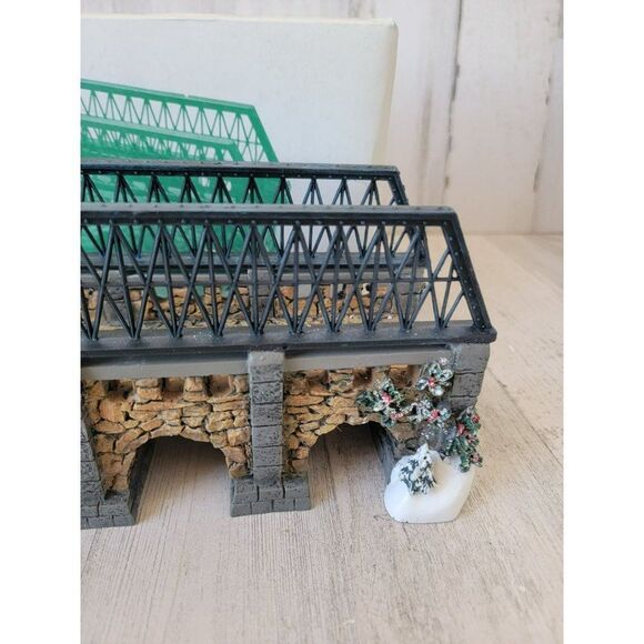 Dept 56 52647 Stone Trestle Bridge snow village accessory Xmas - Picture 4 of 8